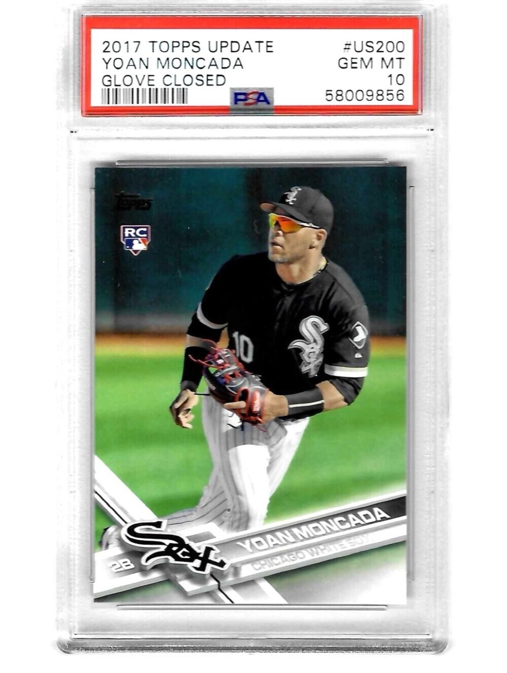 2017 Topps Update #US200 Yoan Moncada PSA 10 Gem Mint
